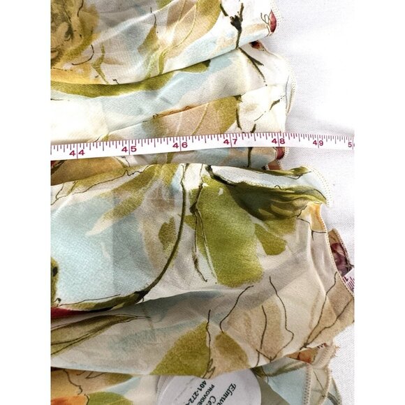 Y2K Babydoll Chiffon Midi Dress 16 Fairycore Ethereal Floral Whimsy Cottagecore - Picture 10 of 12